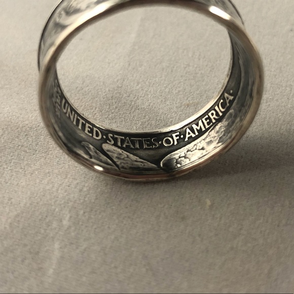 Walking Liberty Coin Ring (90% Silver) - Picture 5 of 5